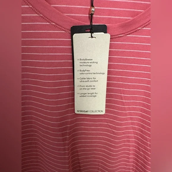 NWT Calia by Carrie Underwood Everyday LS Tee Color:Rusty Rose/Peach Whip Size L - Picture 9 of 10